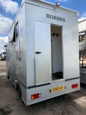 2002 Vauxhall Movano 3500 4x2 Horse Box  - 3