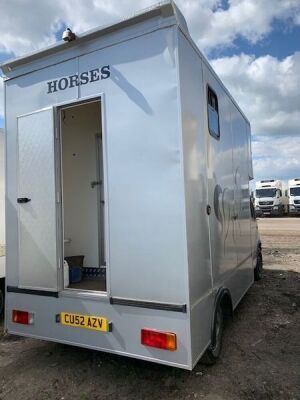 2002 Vauxhall Movano 3500 4x2 Horse Box  - 4