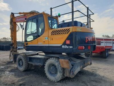 2015 Hyundia R160W-9A Wheeled Excavator - 4