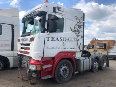 2014 Scania R450 6x2 Mini Mid Lift Tractor Unit