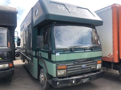 1991 Iveco Cargo 0813 4x2 Horse Box