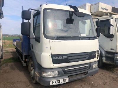 2011 DAF LF 45 180 4x2 Chassis Front & Rear Sections