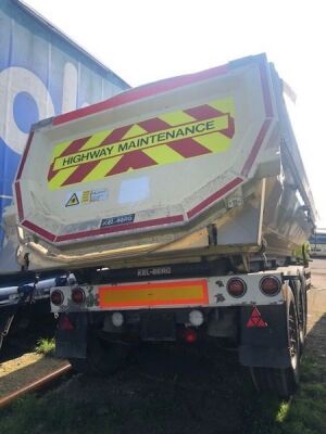 2016 Kelberg Triaxle Aggregate Tipping Trailer  - 2