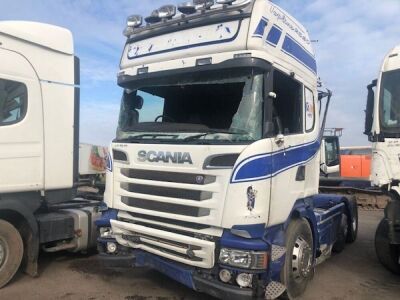 2014 Scania R580 V8 6x2 Mid Lift Tractor Unit