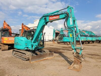 2017 Kobelco SK85MSR-3 Mini Digger - 2