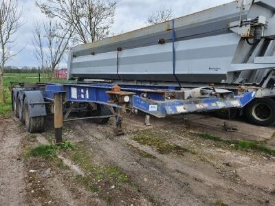 2005 Dennison Triaxle Sliding Skeletal Trailer