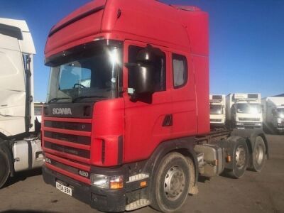 2004 Scania 124L 420 6x2 Mid Lift Tractor Unit