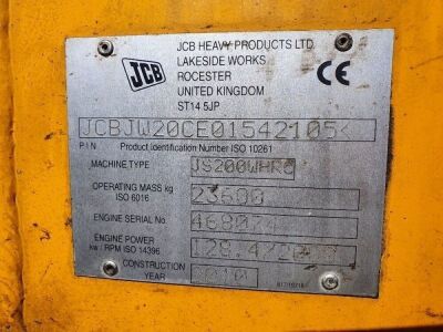 2010 JCB JS200WHRC Wheeled Waste Handler - 7