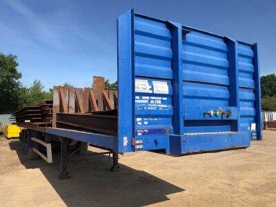 2005 Weightlifter Triaxle Flat Trailer