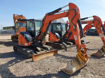 2017 Hitachi ZX48U-5A CLR Mini Digger - 2