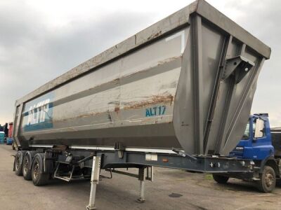 2015 Mega Triaxle Alloy Body Bulk Tipping Trailer