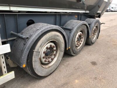2015 Mega Triaxle Alloy Body Bulk Tipping Trailer - 8