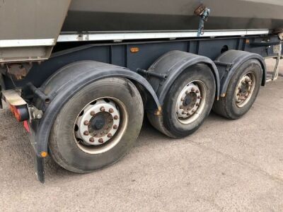 2015 Mega Triaxle Alloy Body Bulk Tipping Trailer - 12