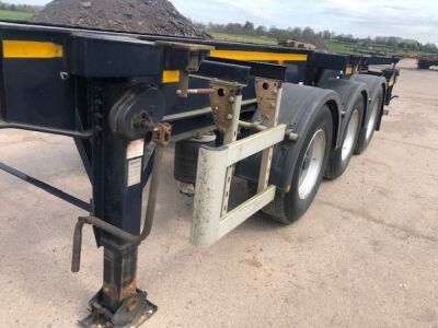 2013 Dennison Triaxle Sliding Skeletal Trailer - 4