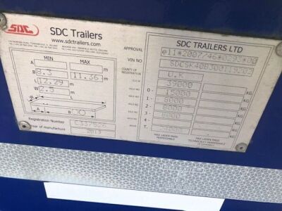 2013 SDC Triaxle Sliding Skeletal Trailer - 6