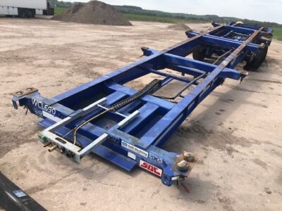 2013 SDC Triaxle Sliding Skeletal Trailer - 9