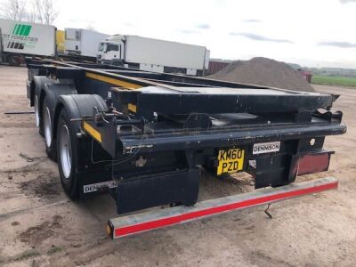 2013 Dennison Triaxle Sliding Skeletal Trailer - 3