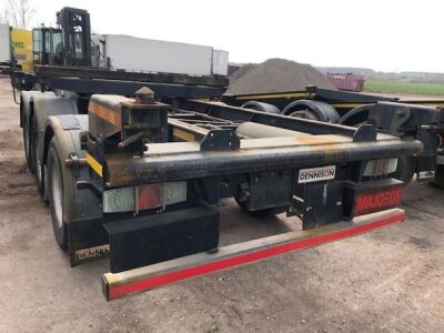 2012 Dennison Triaxle Sliding Skeletal Trailer - 4