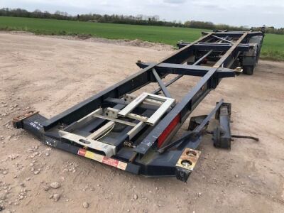 2012 Dennison Triaxle Sliding Skeletal Trailer - 2