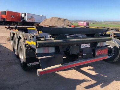 2012 Dennison Triaxle Sliding Skeletal Trailer - 3