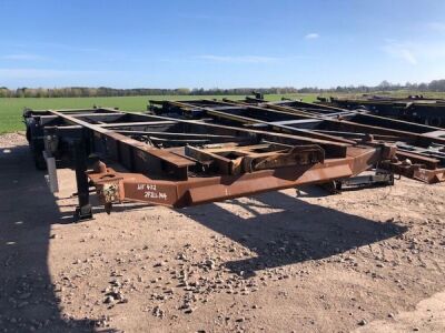 2016 Dennison Triaxle Sliding Skeletal Trailer - 2