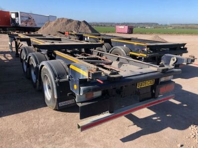 2016 Dennison Triaxle Sliding Skeletal Trailer - 8