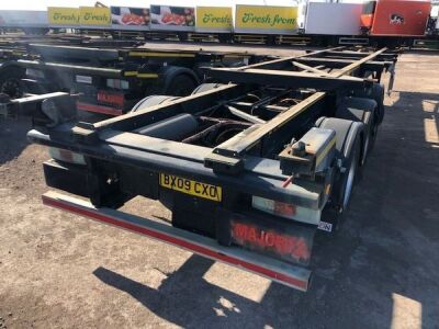 2016 Dennison Triaxle Sliding Skeletal Trailer - 9