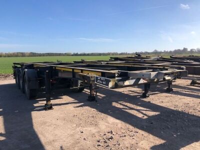 2012 Dennison Triaxle Sliding Skeletal Trailer - 2