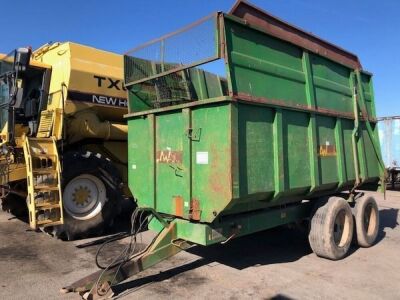 1996 AW Engineering M10 Tandem Axle Drawbar Tipping Trailer