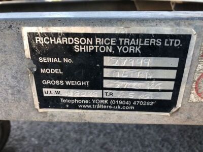 Richardson Ultra Tandem Axle Drawbar Horse Box - 7