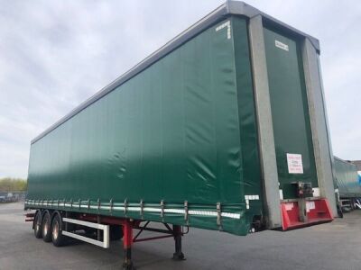 2014 Dennison Trialxe Curtainside Trailer