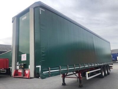 2014 Dennison Trialxe Curtainside Trailer - 2