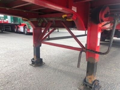 2014 Dennison Trialxe Curtainside Trailer - 3