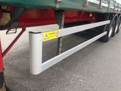 2014 Dennison Trialxe Curtainside Trailer - 4