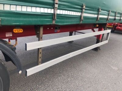 2014 Dennison Trialxe Curtainside Trailer - 14