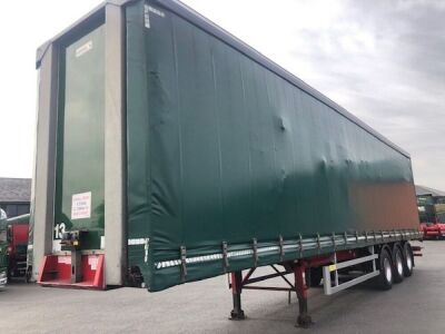 2014 Dennison Tri-alxe Curtainside Trailer - 2