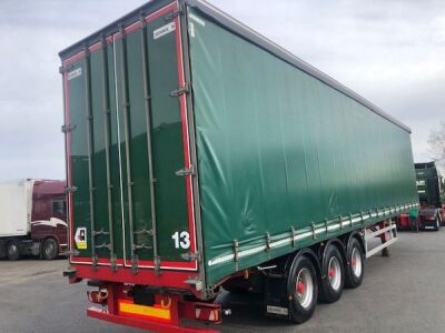 2014 Dennison Tri-alxe Curtainside Trailer - 3