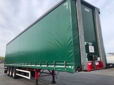 2017 Dennison Tri-alxe Curtainside Trailer - 2