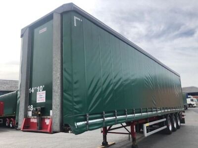 2017 Dennison Tri-alxe Curtainside Trailer