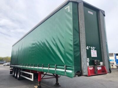 2017 Dennison Tri-alxe Curtainside Trailer - 2