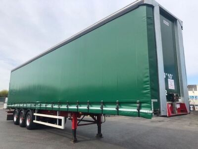 2017 Dennison Tri-alxe Curtainside Trailer - 2