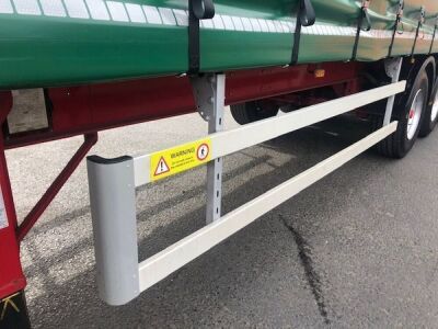 2017 Dennison Tri-alxe Curtainside Trailer - 8