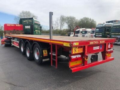 2015 Dennison Triaxle Flat Trailer - 2