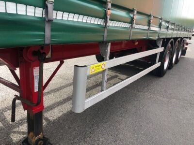 2017 Dennison Tri-alxe Curtainside Trailer - 8