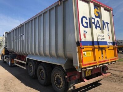 2013 Fruehauf Triaxle Alloy Bulk Tipping Trailer  - 2