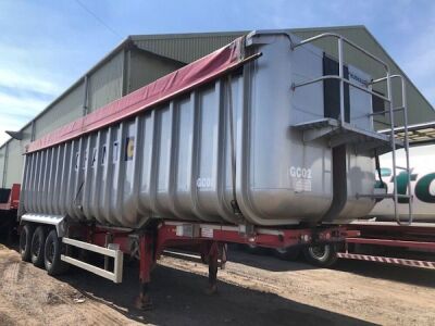 2013 Fruehauf Triaxle Alloy Bulk Tipping Trailer  - 4