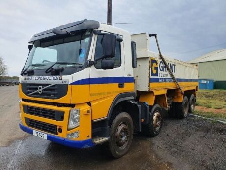 2012 Volvo FM380 8x4 Alloy Body Aggregate Spec Tipper