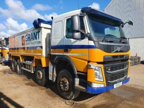 2017 Volvo FM420 8x4 Alloy Body Aggregate Spec Tipper