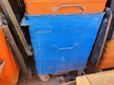 3x Metal Commercial Wheelie Bins - 2