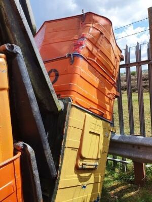 3x Metal Commercial Wheelie Bins - 2